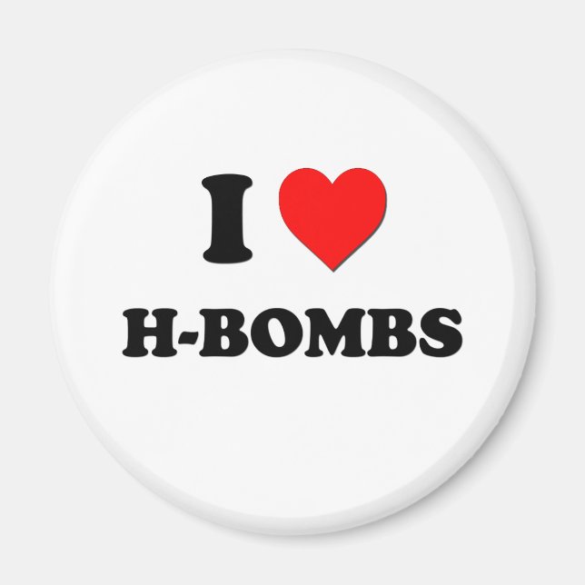 Imán I Heart H-Bombs (Frente)