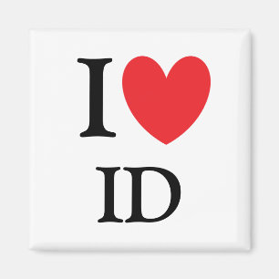Imán I Heart Idaho Magnet