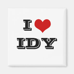 Imán I Heart IDY Magnet