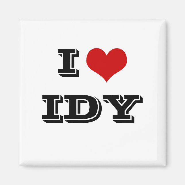 Imán I Heart IDY Magnet (Frente)