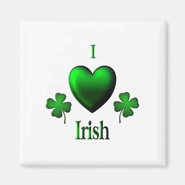 Imán I Heart Irish (Frente)