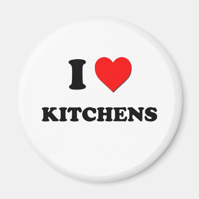 Imán I Heart Kitchens (Frente)
