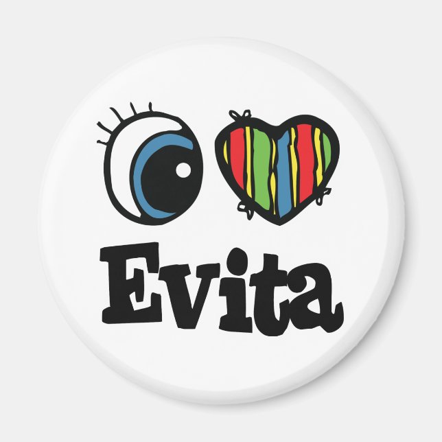 Imán I Heart (Love) Evita (Frente)