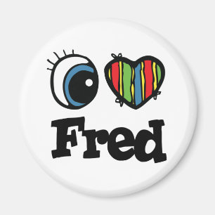 Imán I Heart (Love) Fred