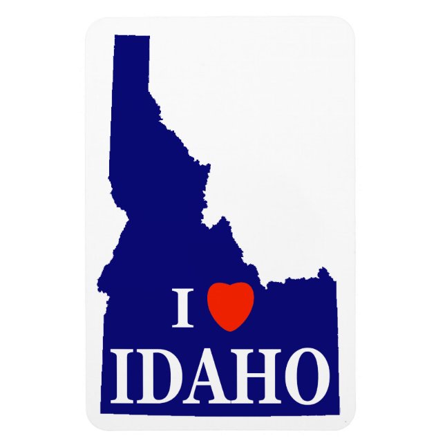 Imán I Heart (Love) Idaho (Vertical)