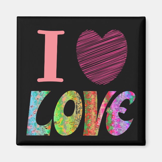 Imán I Heart Love Magnet (Frente)