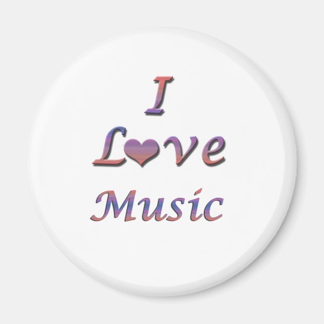 Imán I Heart (Love) Music (Frente)