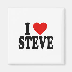 Imán I Heart Love Steve _1