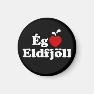 Imán I Heart (Love) Volcanes [Ég Elska Eldfjöll]