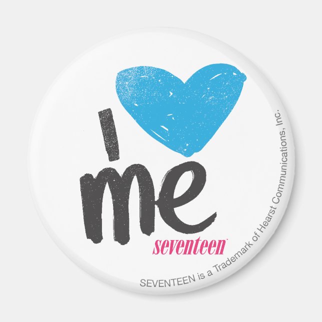 Imán I Heart Me Aqua (Frente)