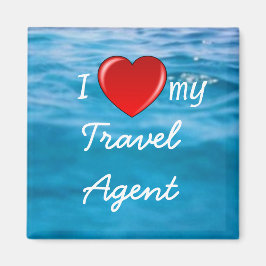 Imán I Heart My Travel Agent imnet