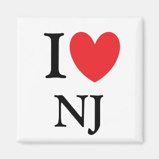 Imán I Heart New Jersey Magnet