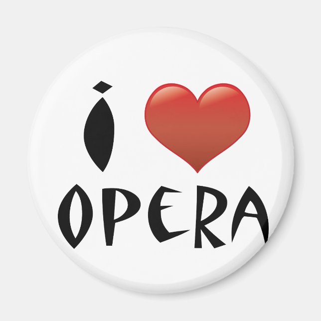Imán I Heart Opera (Frente)