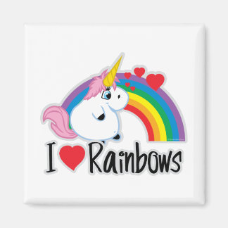 Imán I Heart Rainbows