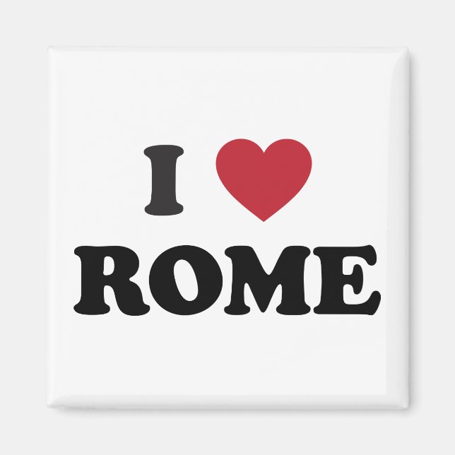 Imán I Heart Rome Italia (Frente)
