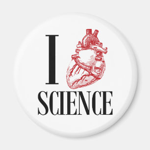 Imán I heart science