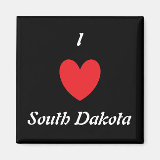 Imán I Heart South Dakota Magnet