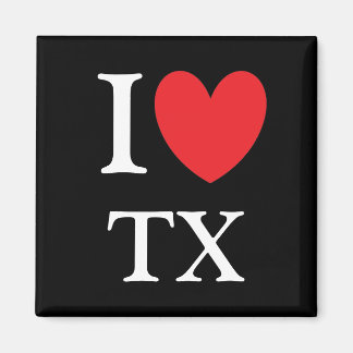 Imán I Heart Texas Magnet