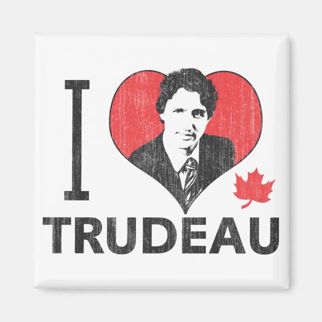 Imán I Heart Trudeau (Frente)