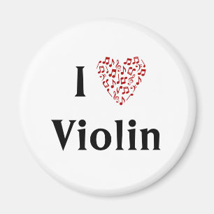 Imán I Heart Violin - Instrumento musical