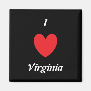 Imán I Heart Virginia Magnet
