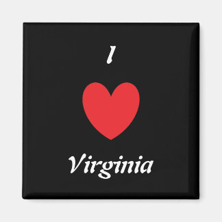 Imán I Heart Virginia Magnet
