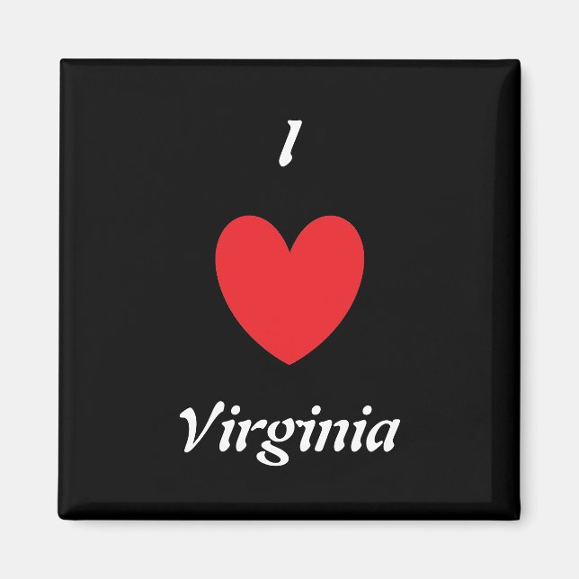 Imán I Heart Virginia Magnet (Frente)