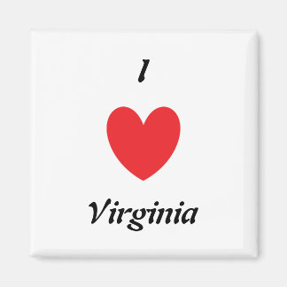 Imán I Heart Virginia Magnet