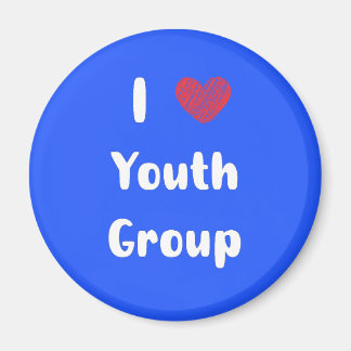 Imán I Heart Youth Group Magnet