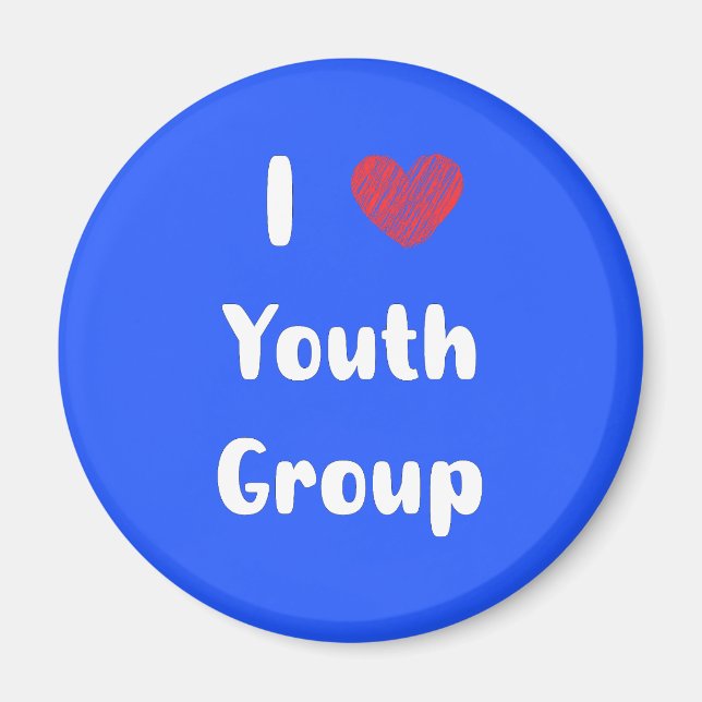 Imán I Heart Youth Group Magnet (Frente)