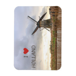 Imán I ♥ Holland  Flexibler Fotomagnet