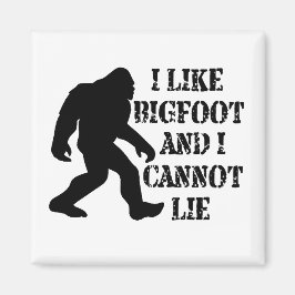 Imán I like Bigfoot and I cannot Lie