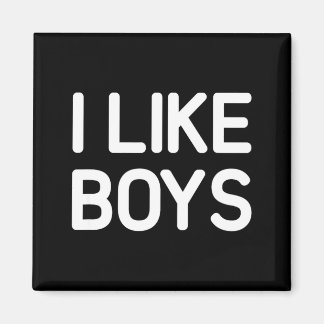 Imán I Like Boys Funny Jokes Sarcastic 