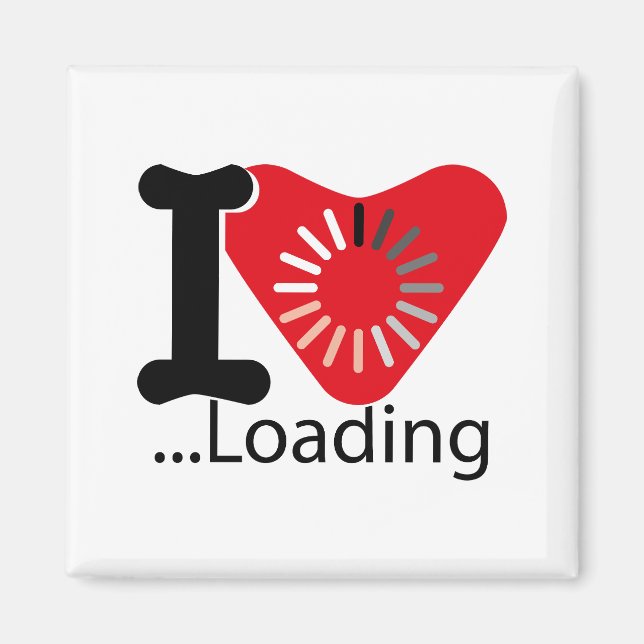 IMÁN I LOADING HEART BY MASANSER PIXELAT (Frente)
