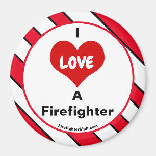 Imán I Love A Firefighter