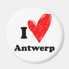 Imán I love Antwerp