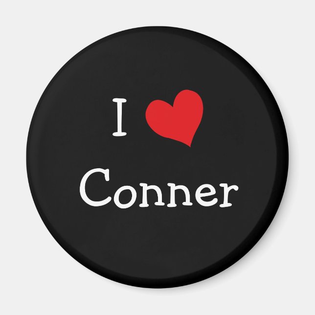 Imán I Love Conner (Frente)