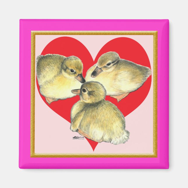 Imán I Love Ducklings! (Frente)