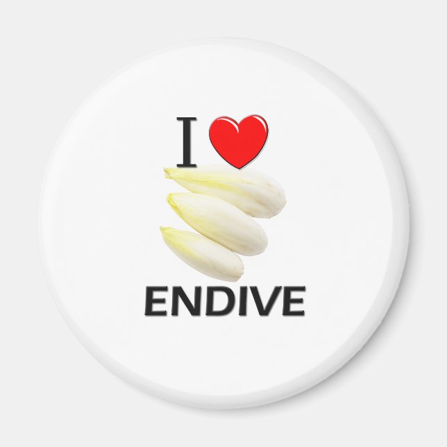 Imán I Love Endive (Frente)