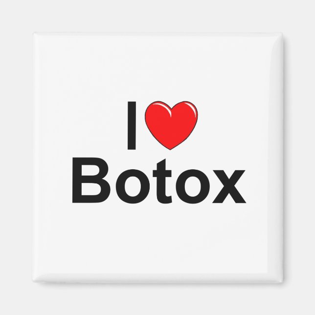 Imán I Love (Heart) Botox (Frente)
