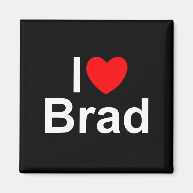 Imán I Love (Heart) Brad (Frente)