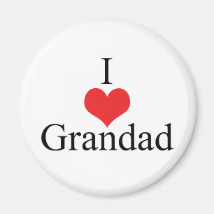 Imán I Love (Heart) Grandad