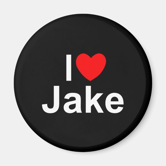 Imán I Love (Heart) Jake (Frente)