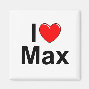 Imán I Love (Heart) Max