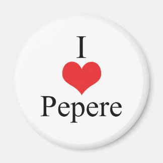 Imán I Love (Heart) Pepere