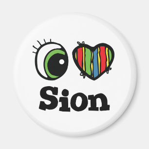 Imán I Love (Heart) Sion