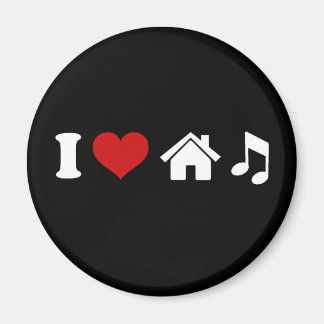 Imán I Love House Music Magnet | Regalos Fiestas de Ibi