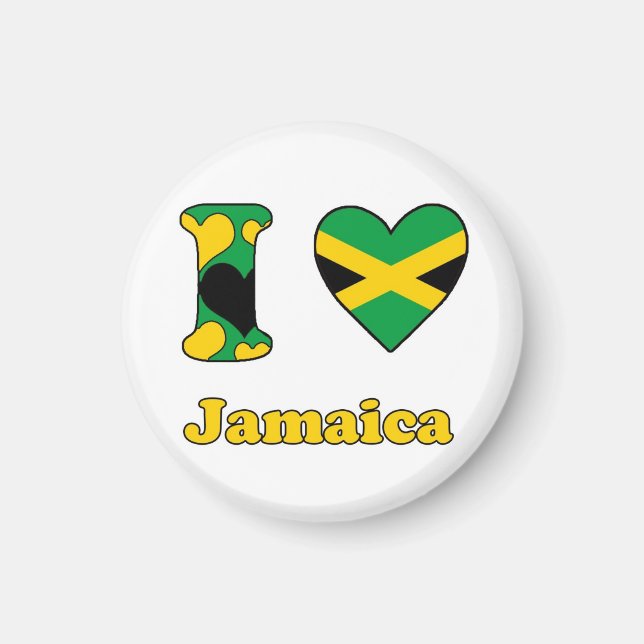 Imán I love Jamaica (Frente)