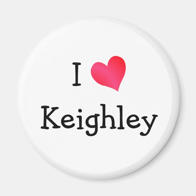 Imán I Love Keighley (Frente)