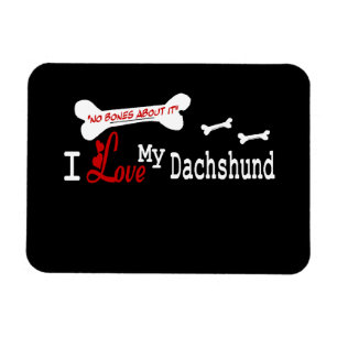 Imán I Love My Dachshund